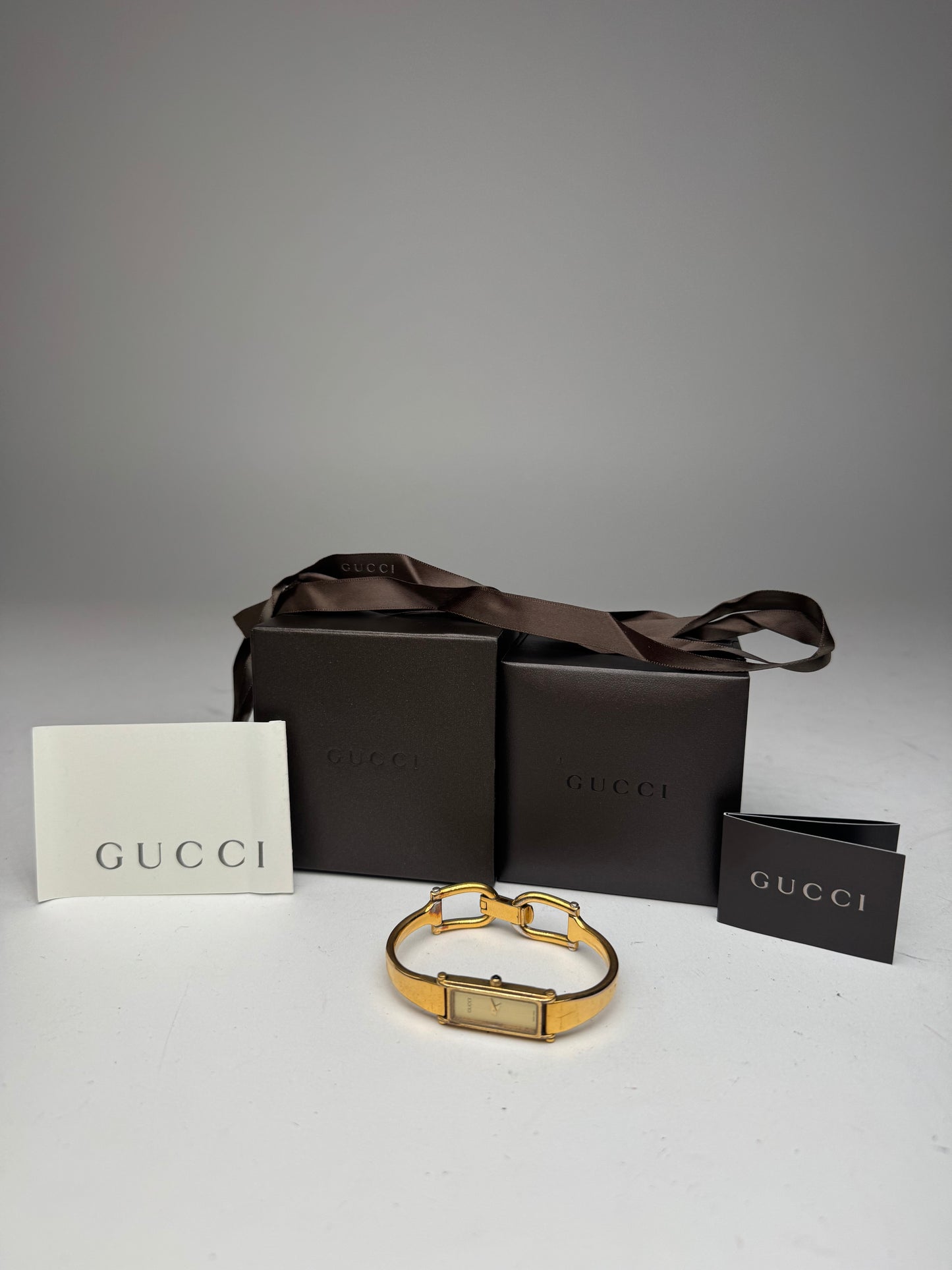 Vintage Gucci Horsebit Watch Golden