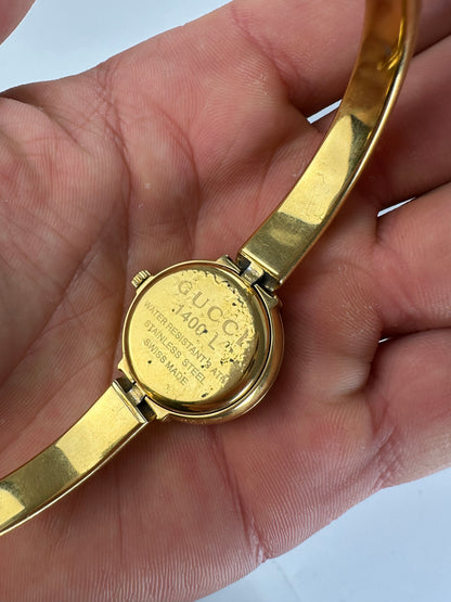 Vintage Gucci Stainless Watch Gold
