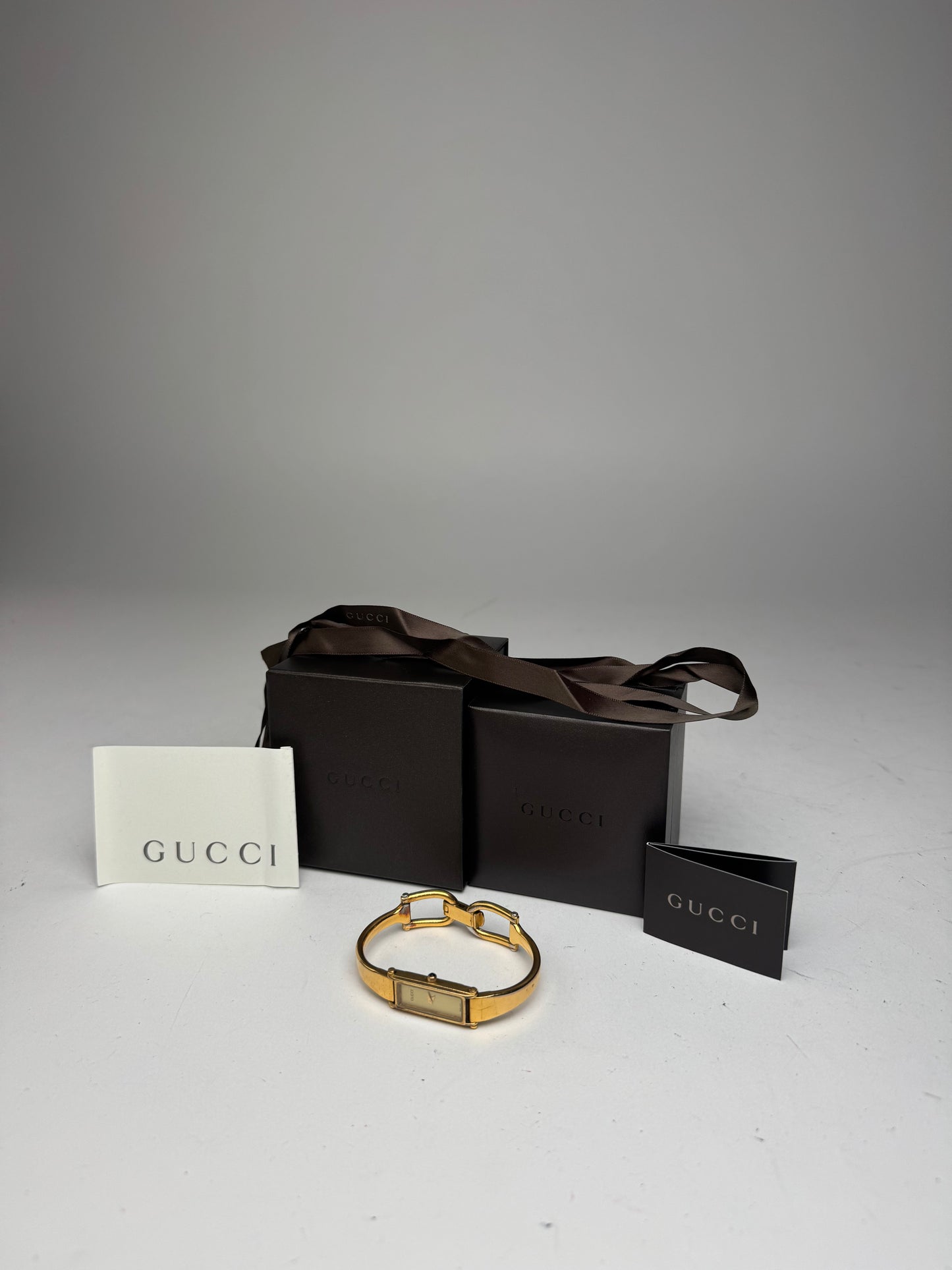 Vintage Gucci Horsebit Watch Golden