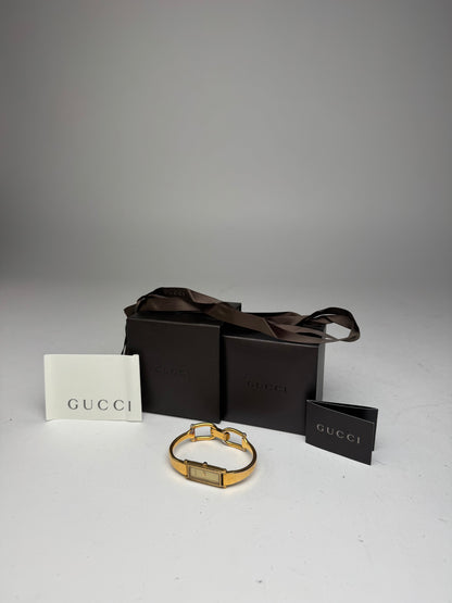 Vintage Gucci Horsebit Watch Golden