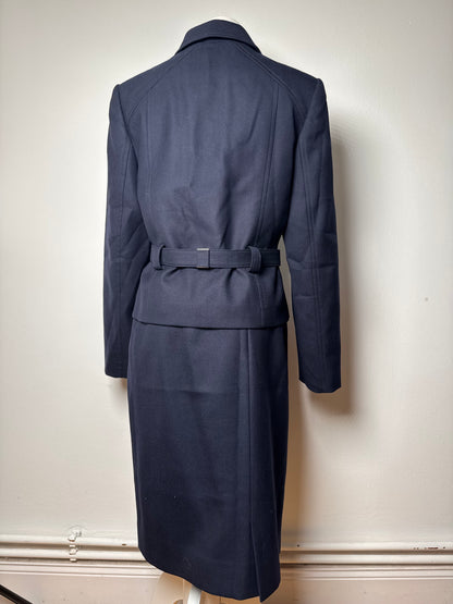 Vintage Courreges Paris Twin Set Navy M