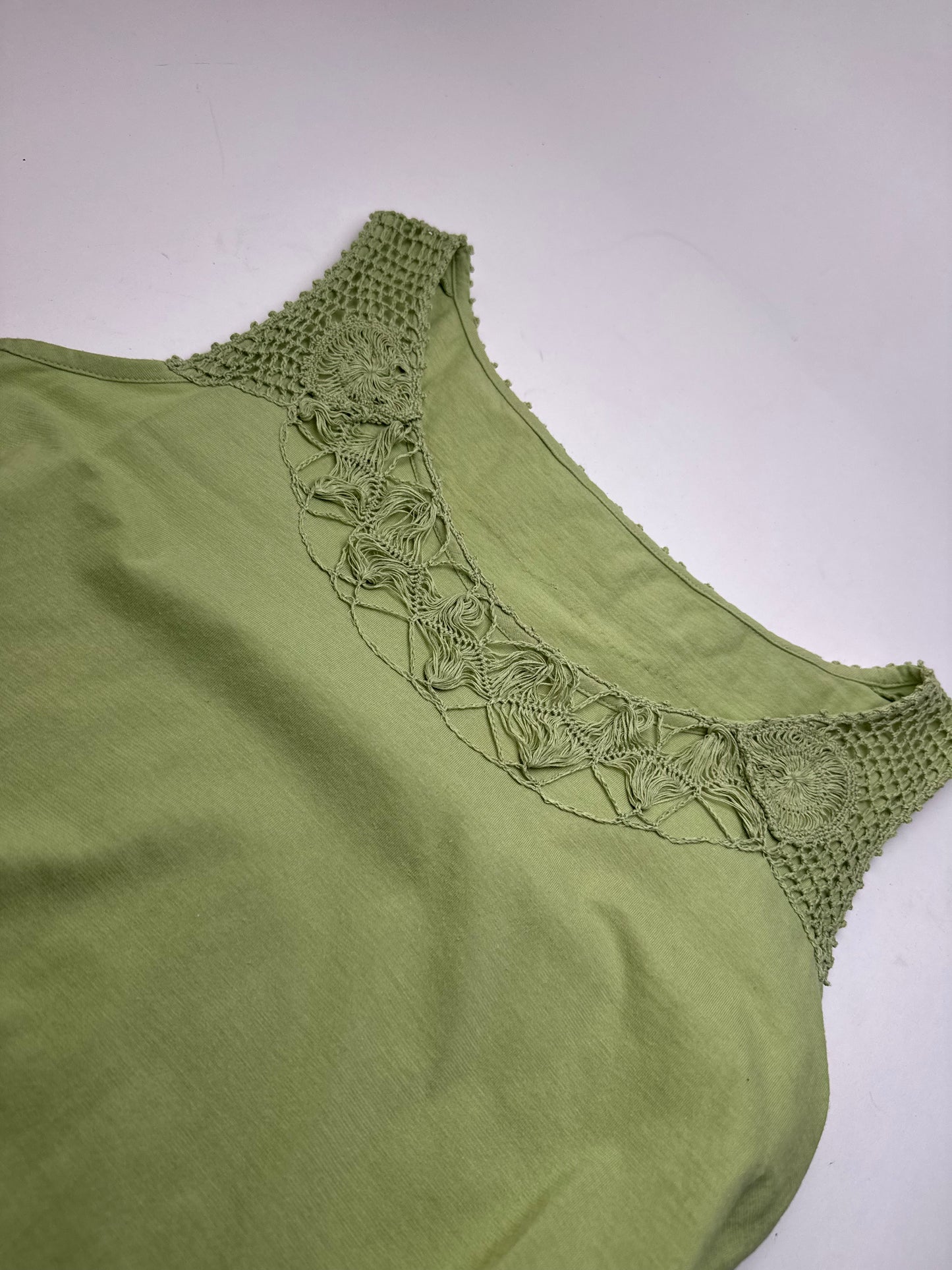 Haut vintage en coton Issey Miyake Vert M 