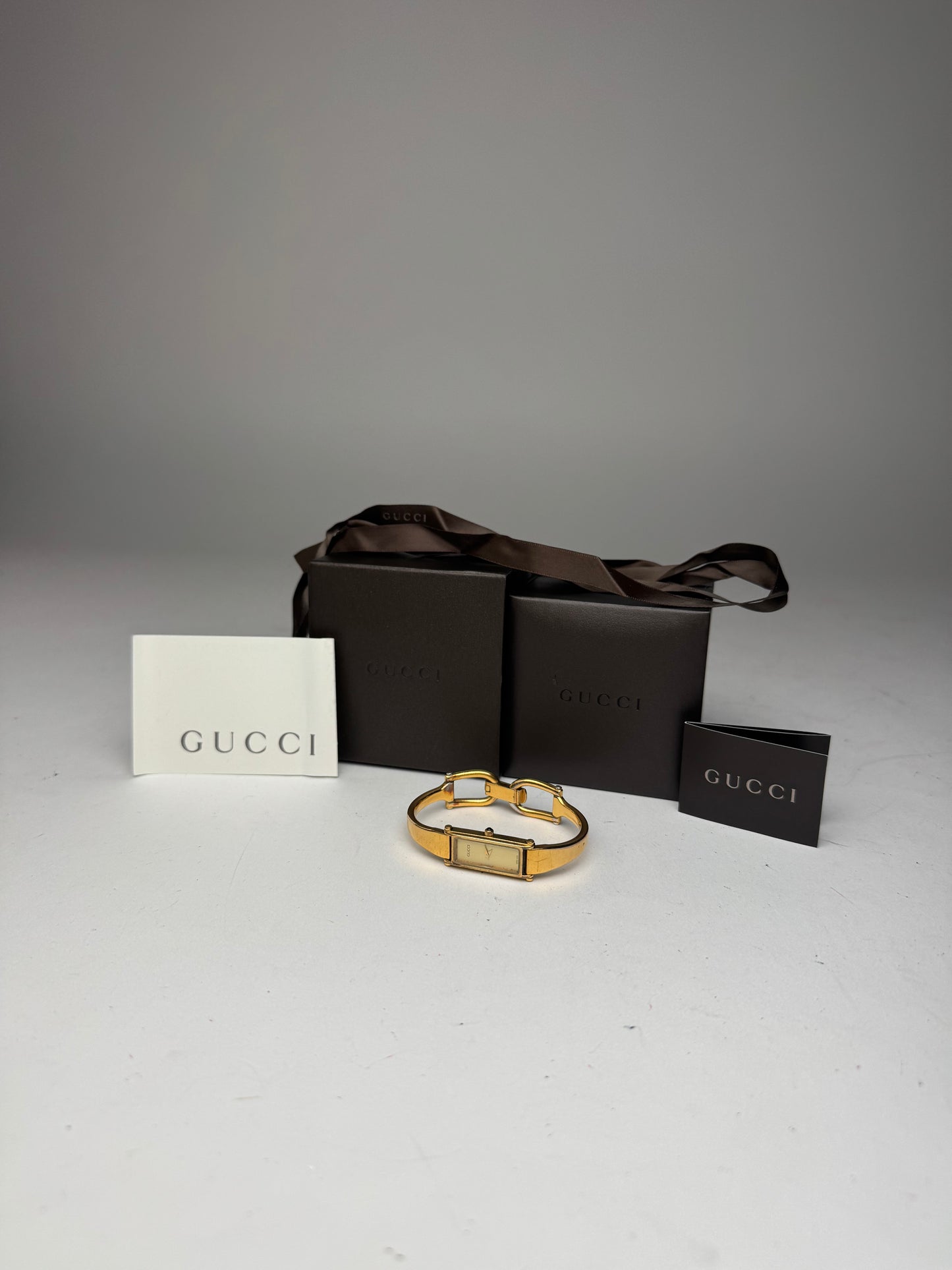 Vintage Gucci Horsebit Watch Golden
