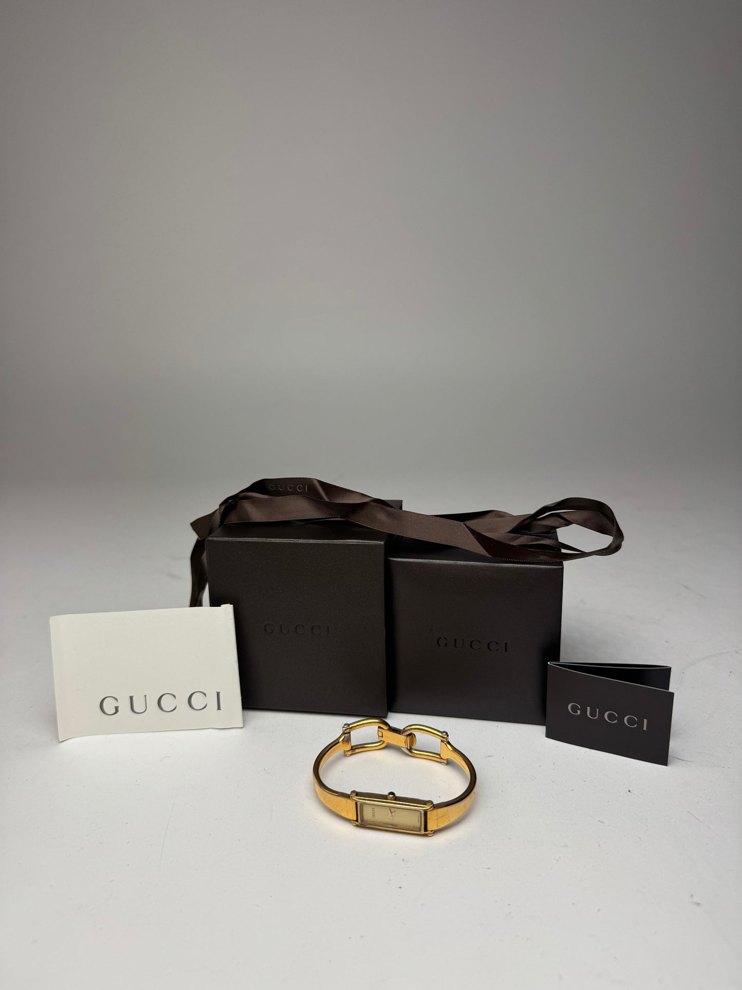 Vintage Gucci Horsebit Watch Golden