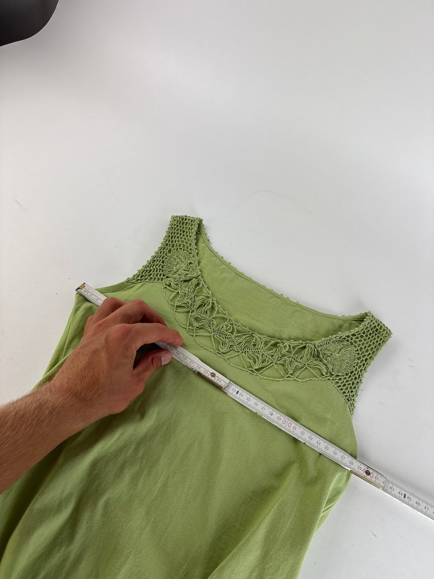 Haut vintage en coton Issey Miyake Vert M 