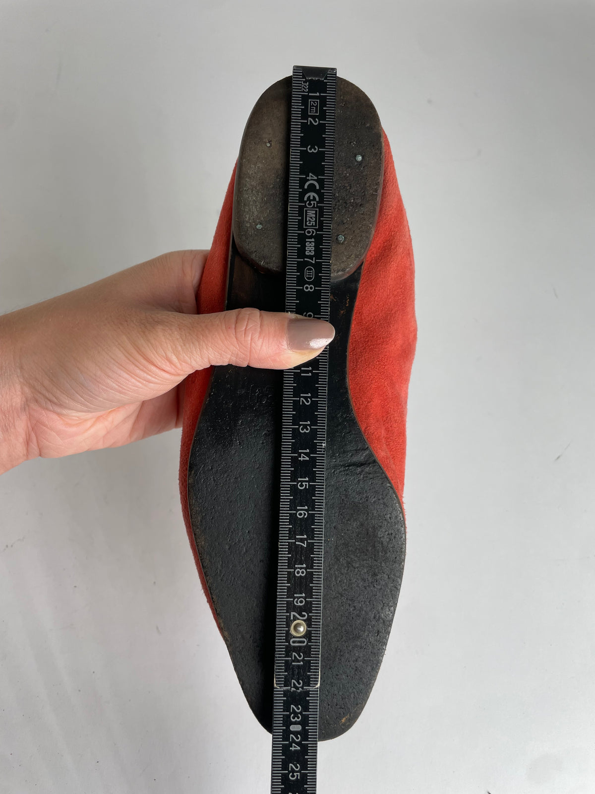 Vintage Gucci Suede-Like Loafers Coral Red Late 1990s EU36.5