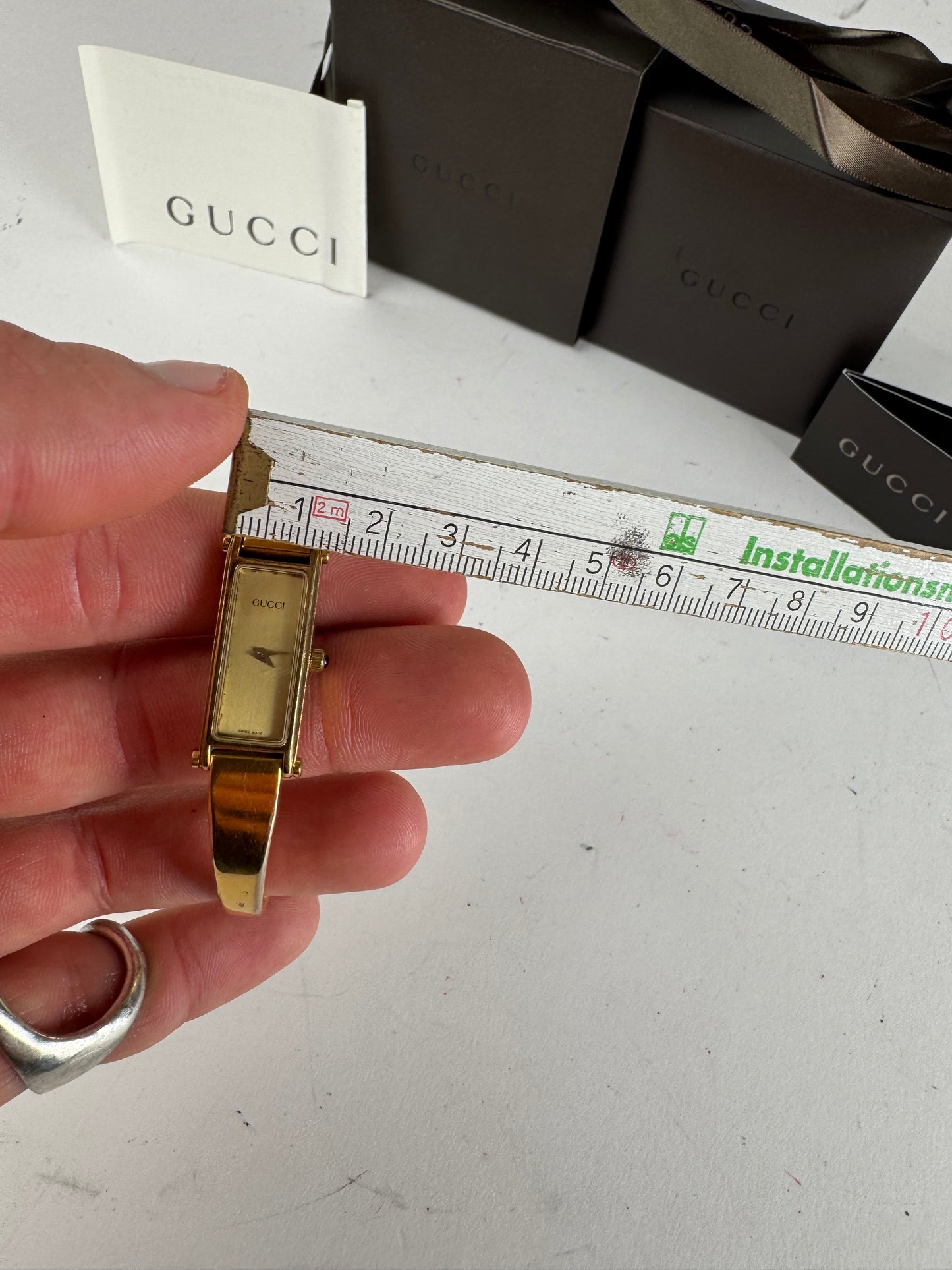 Vintage Gucci Horsebit Watch Golden