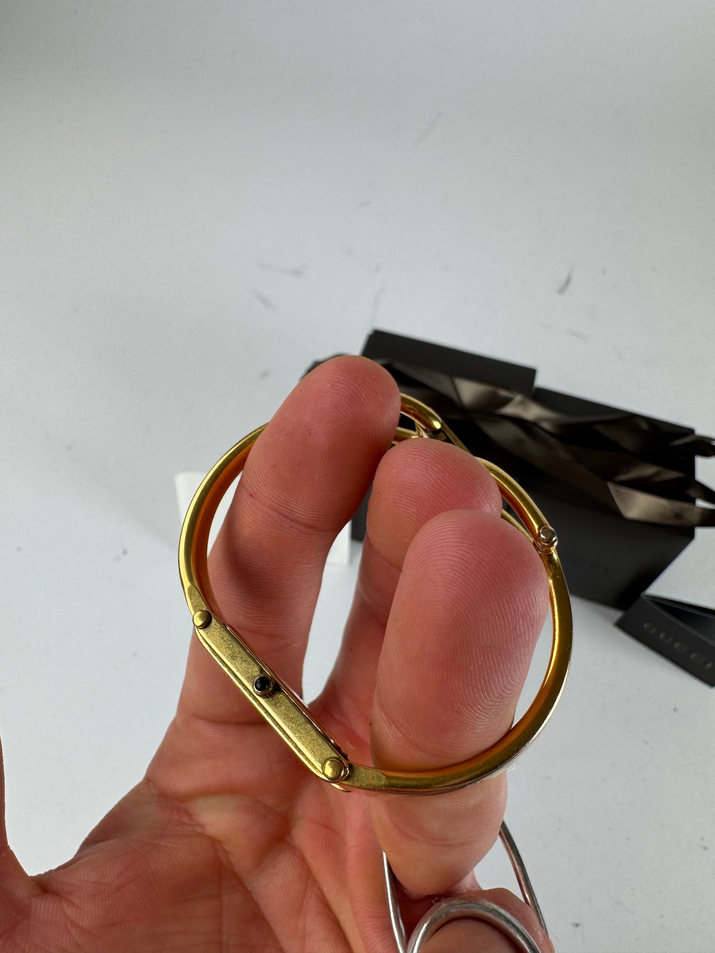 Vintage Gucci Horsebit Watch Golden