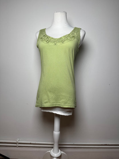 Haut vintage en coton Issey Miyake Vert M 