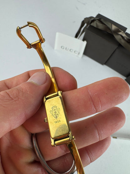 Vintage Gucci Horsebit Watch Golden