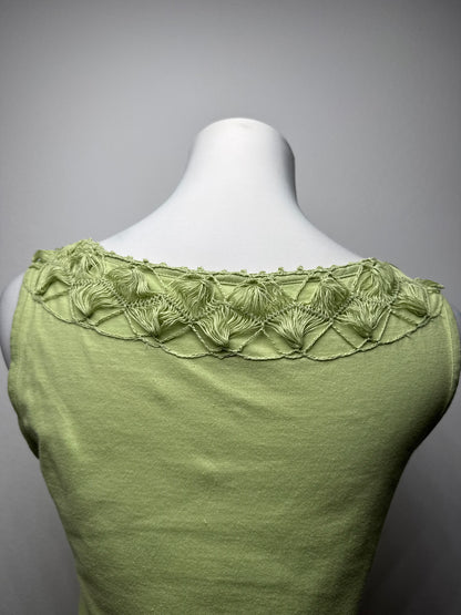 Haut vintage en coton Issey Miyake Vert M 