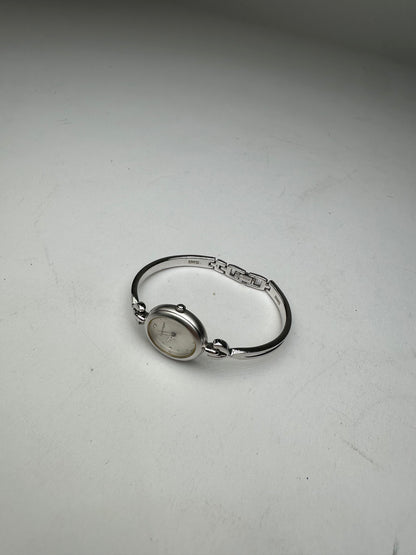 Vintage Courreges Steel Quartz Watch Silver