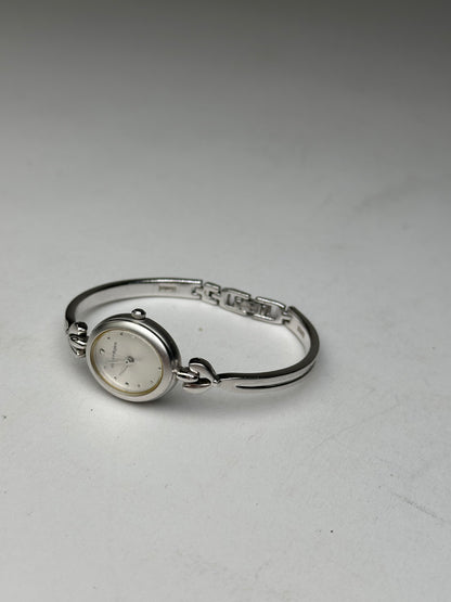 Vintage Courreges Steel Quartz Watch Silver