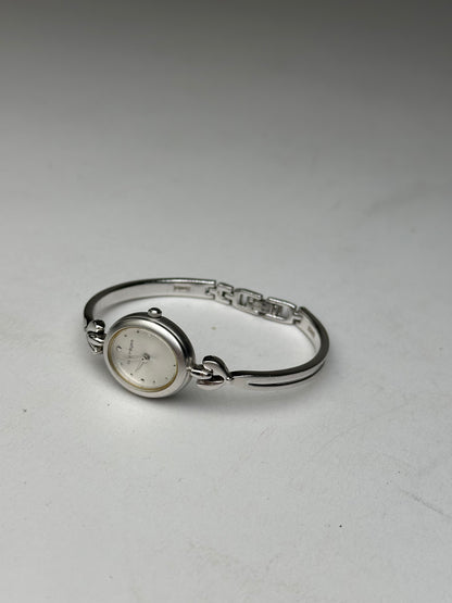 Vintage Courreges Steel Quartz Watch Silver