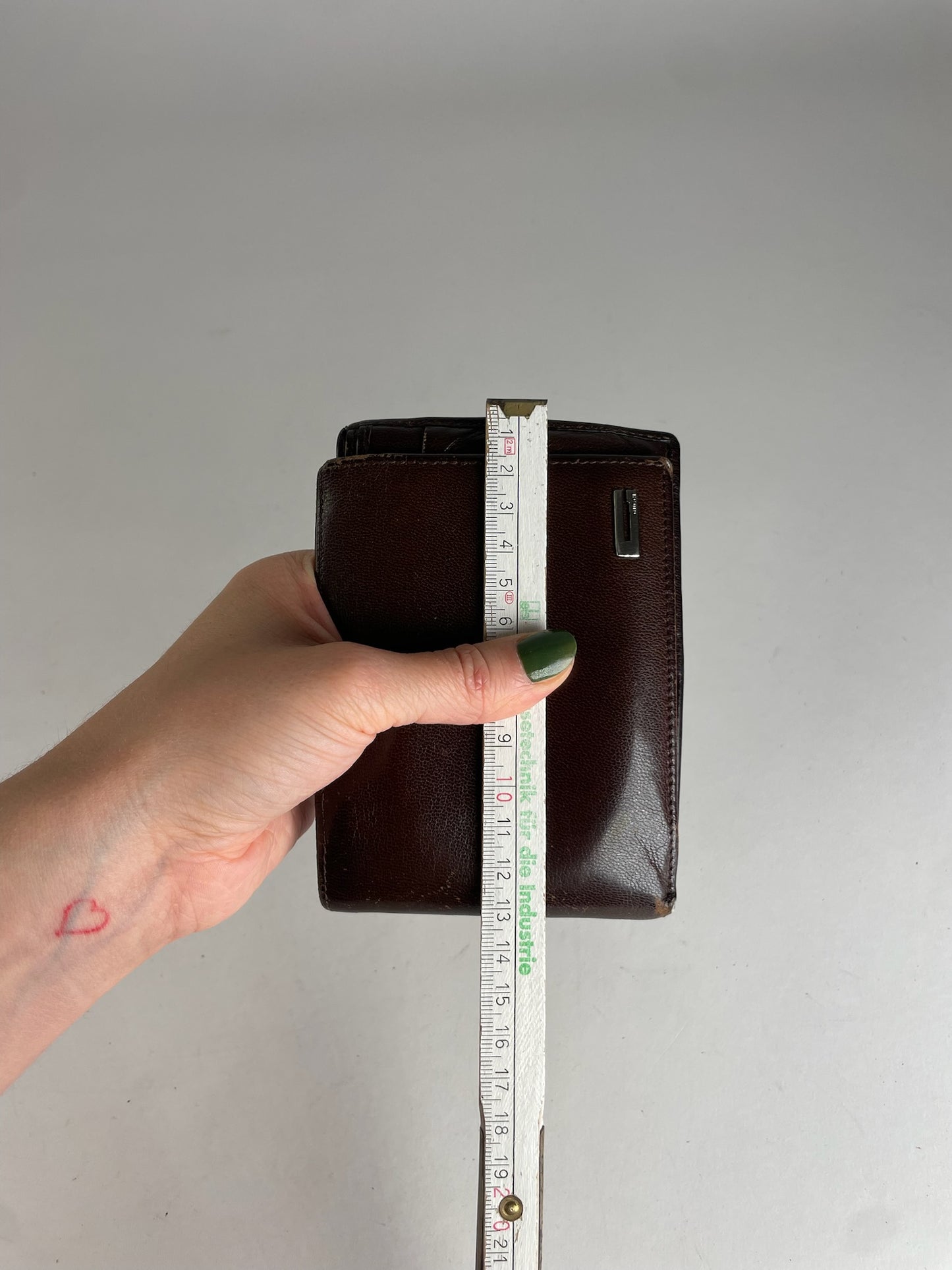 Vintage Gucci Flapable Leather Wallet Brown