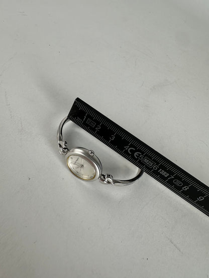 Vintage Courreges Steel Quartz Watch Silver