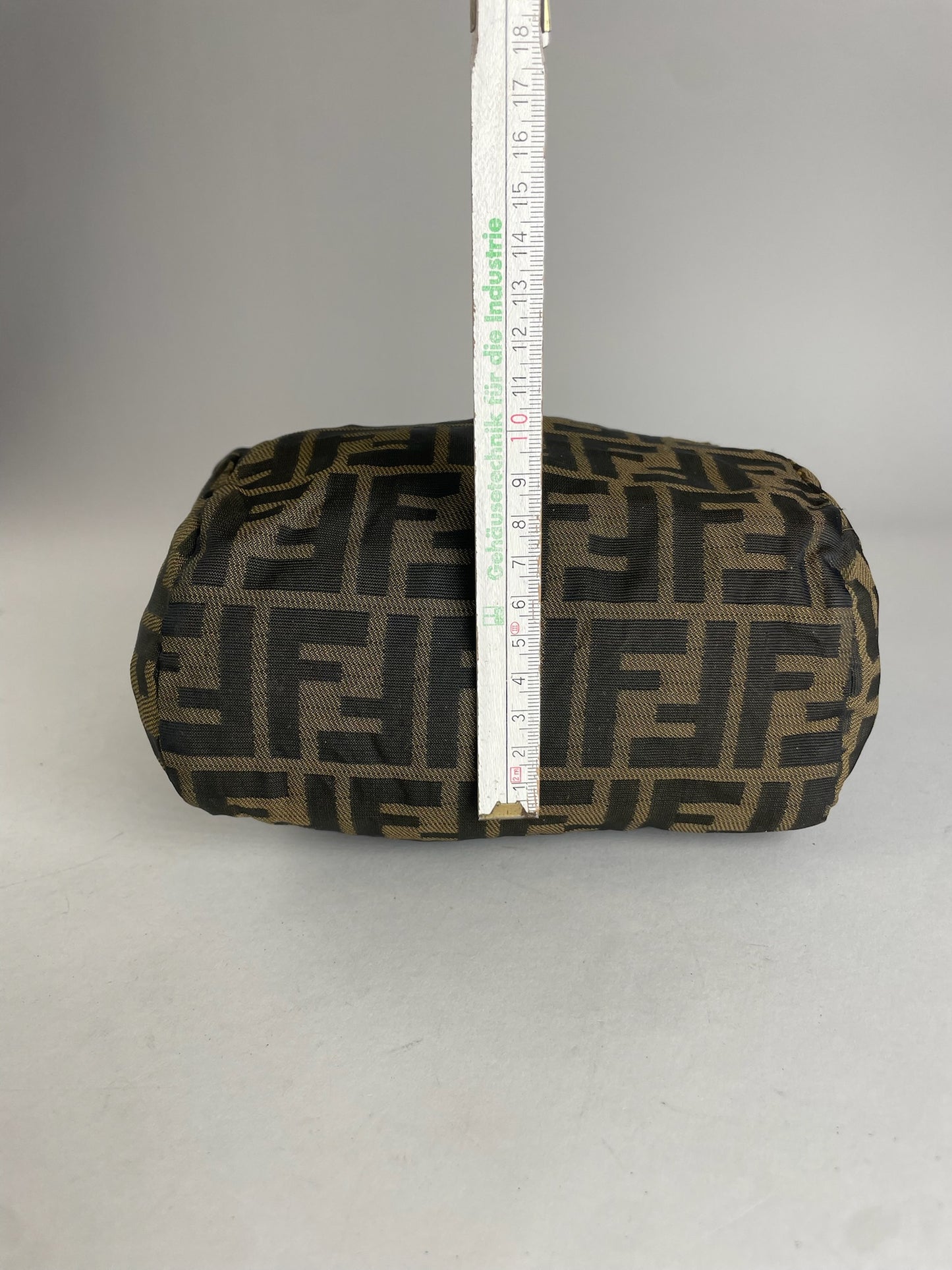 Vintage Fendi FF Monogram Canvas Handbag Brown