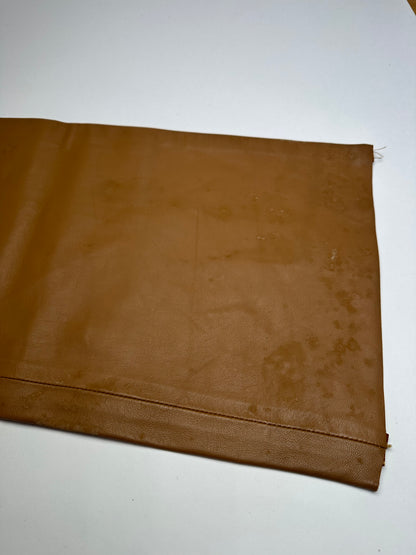 Vintage Courreges Leather Pants Brown M