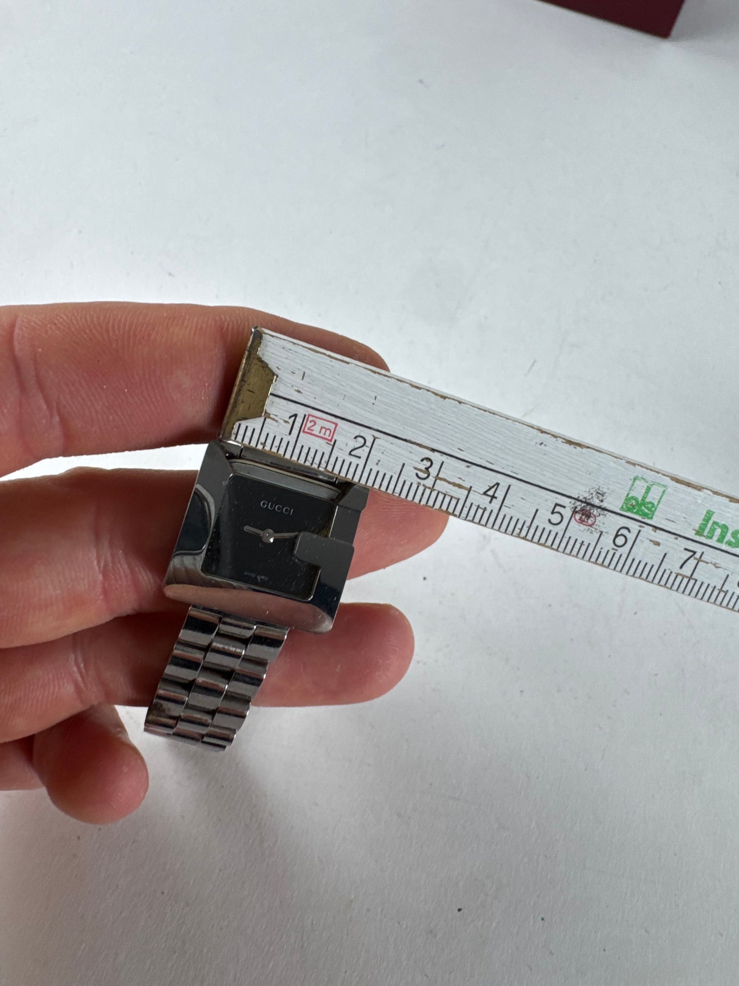 Vintage Gucci Metal Quartz Watch Silver