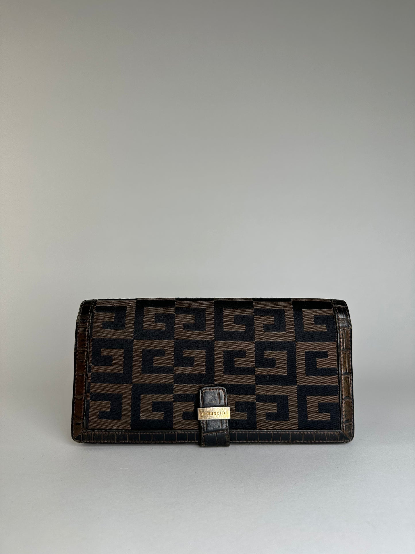 Vintage Givenchy Canvas Wallet Black