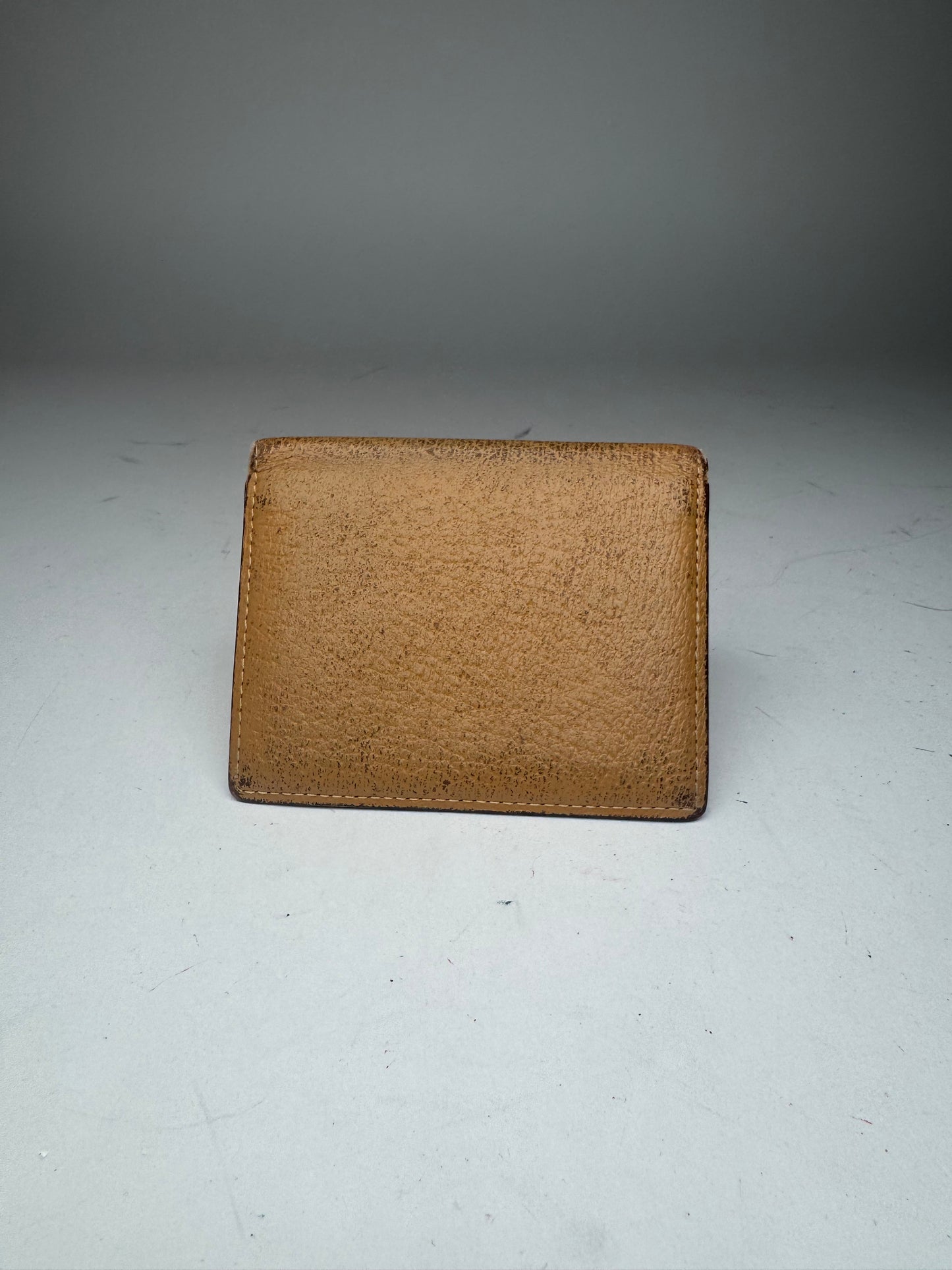 Vintage Vivienne Westwood Leather Card Holder Camel