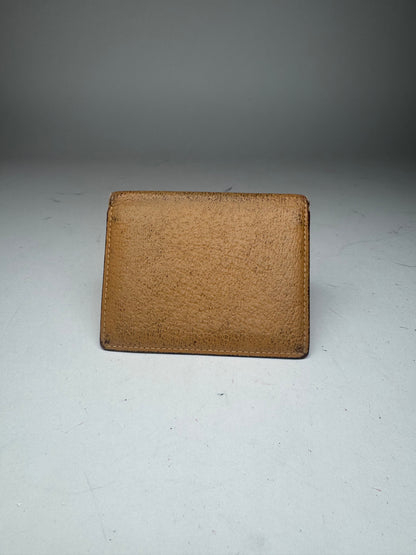 Vintage Vivienne Westwood Leather Card Holder Camel