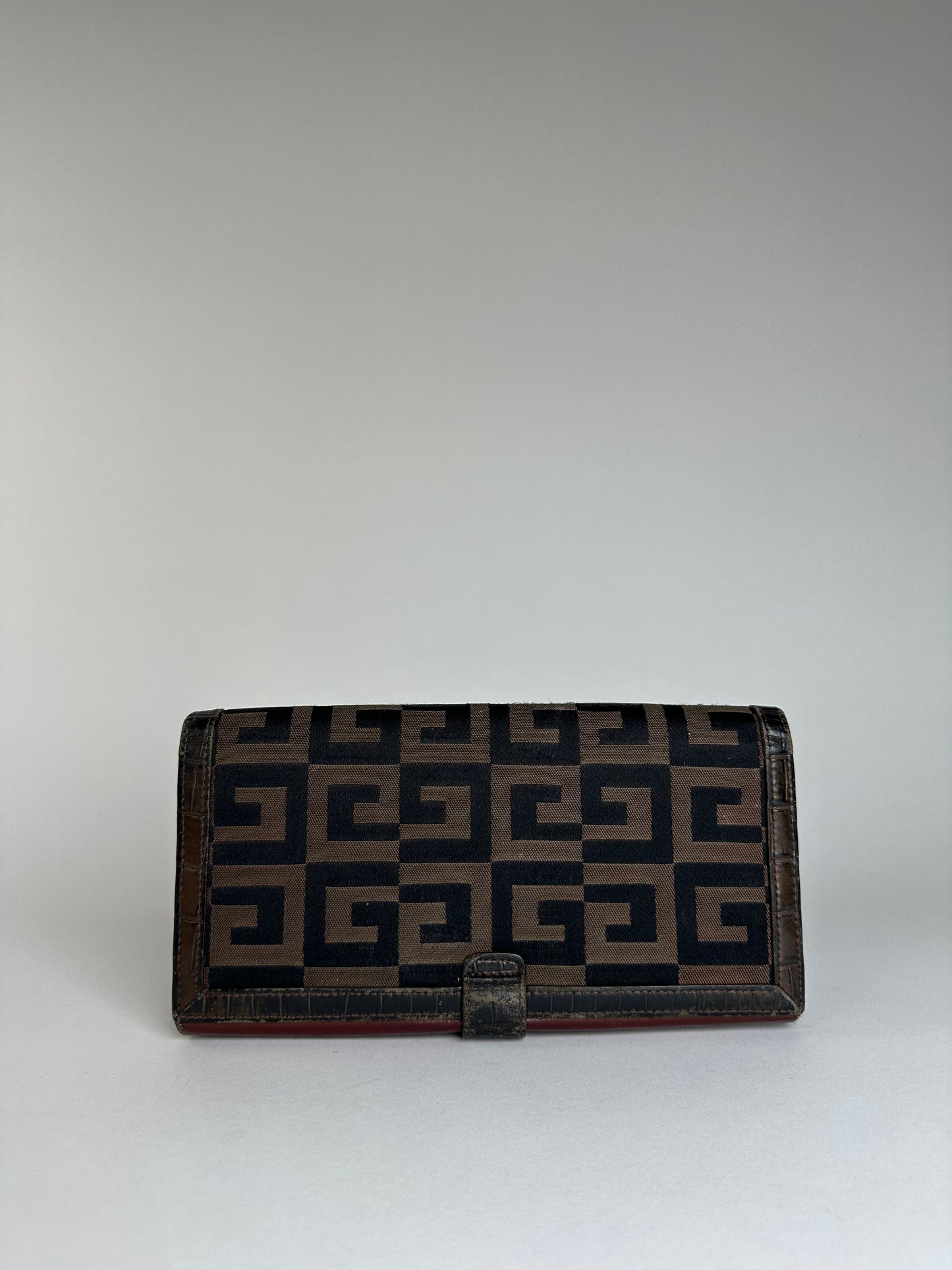 Vintage Givenchy Canvas Wallet Black