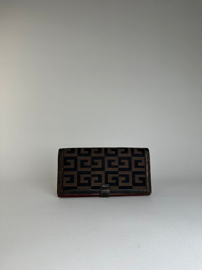 Vintage Givenchy Canvas Wallet Black