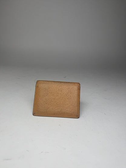 Vintage Vivienne Westwood Leather Card Holder Camel