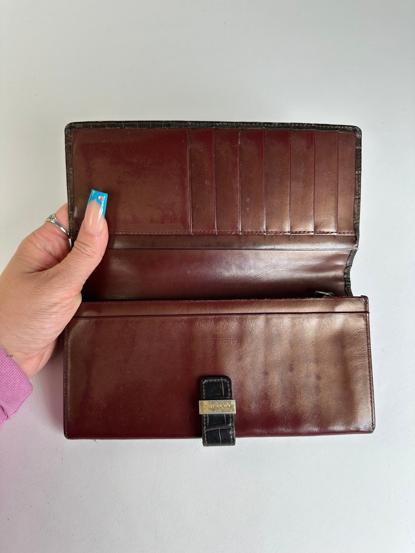 Vintage Givenchy Canvas Wallet Black