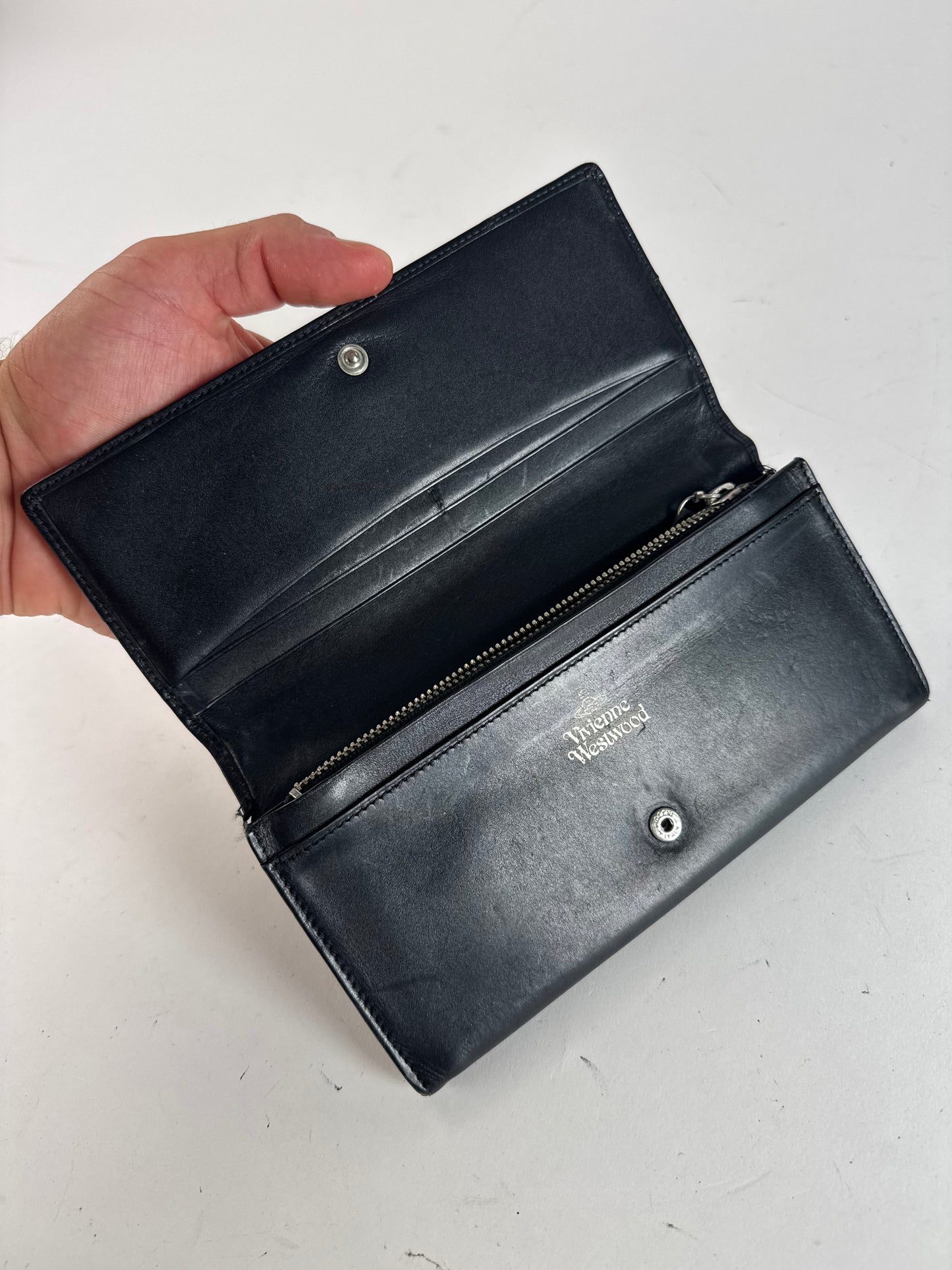 Vintage Vivienne Westwood Leather Wallet black