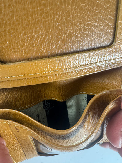 Vintage Vivienne Westwood Leather Card Holder Camel