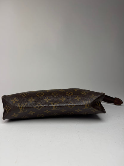 Pochette vintage Louis Vuitton en cuir Monogram marron