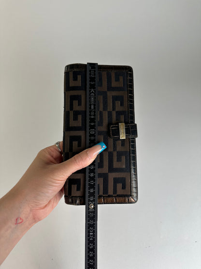 Vintage Givenchy Canvas Wallet Black