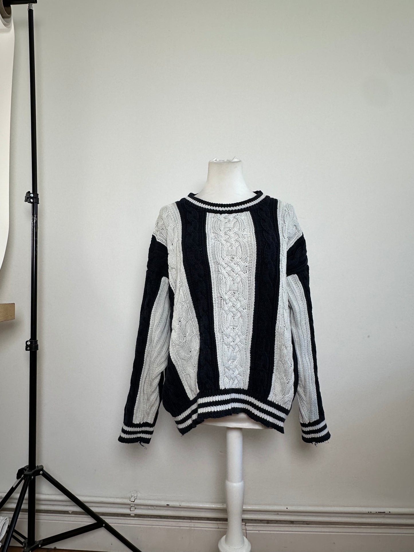 Vintage Escada Cotton Sweater Navy