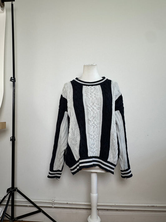 Vintage Escada Cotton Sweater Navy