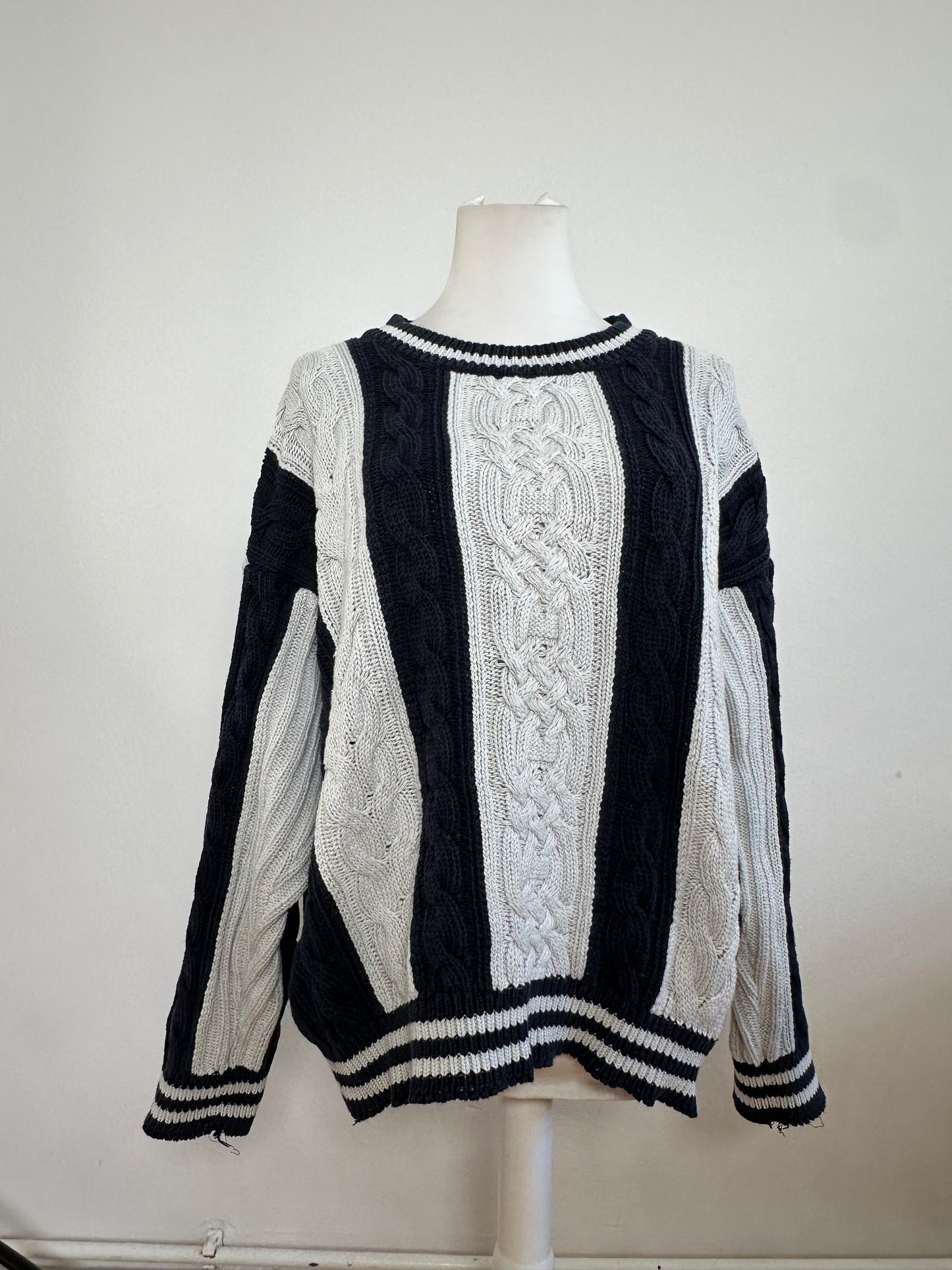 Vintage Escada Cotton Sweater Navy