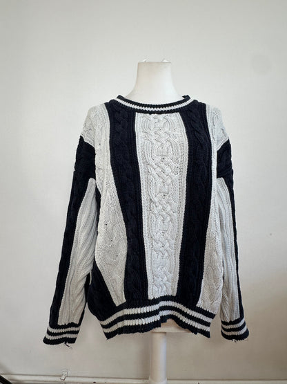 Vintage Escada Cotton Sweater Navy