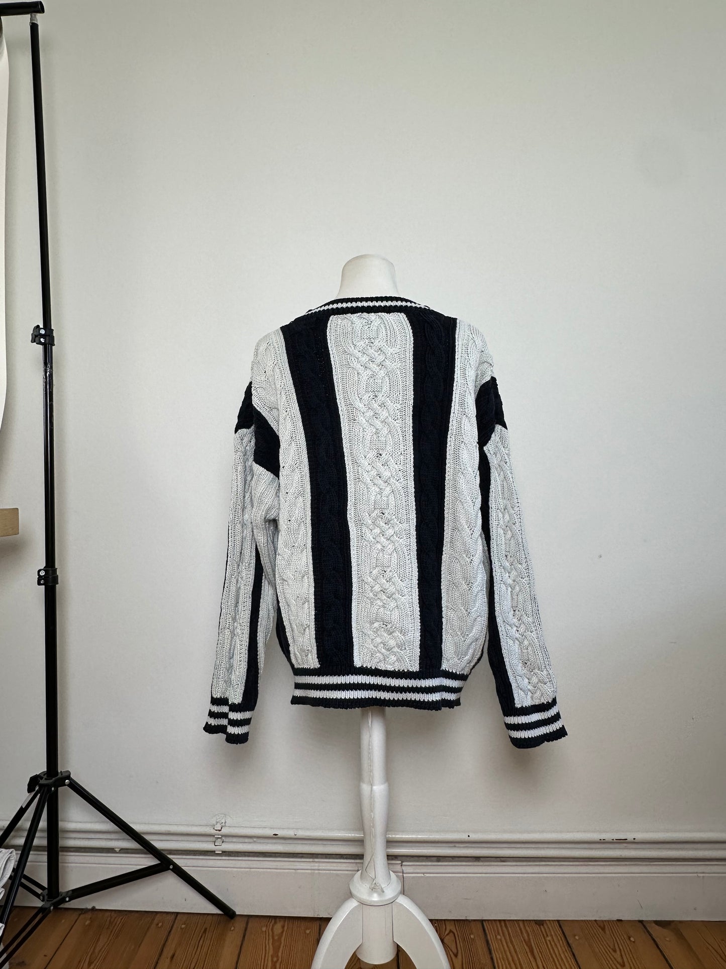Vintage Escada Cotton Sweater Navy