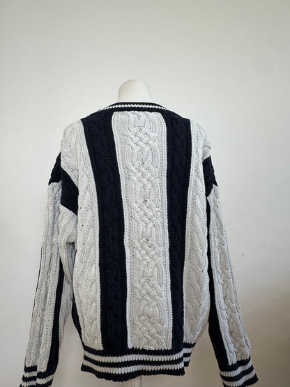 Vintage Escada Cotton Sweater Navy
