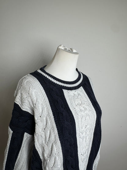 Vintage Escada Cotton Sweater Navy