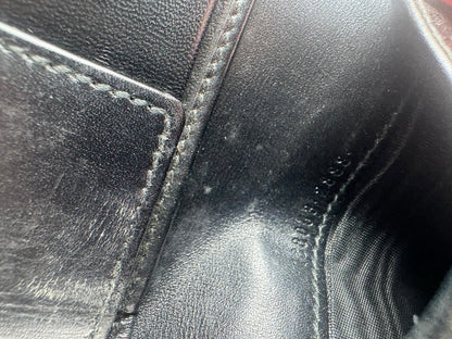 Vintage Gucci Flapable Leather Wallet Black