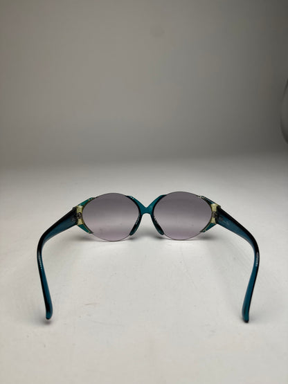 Vintage Dior Retro Sunglasses Blue