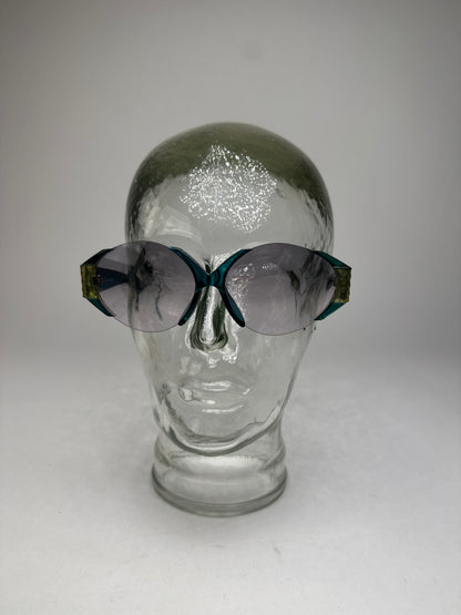 Vintage Dior Retro Sunglasses Blue