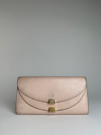 Vintage Chloe Grained Wallet Blush