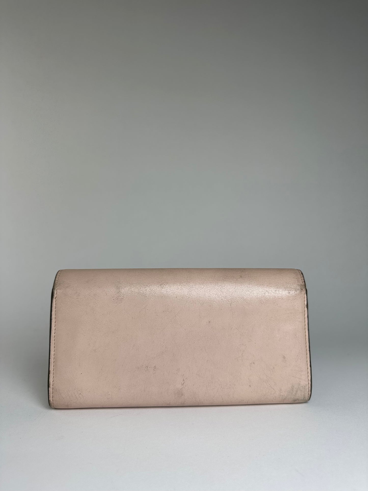 Vintage Chloe Grained Wallet Blush