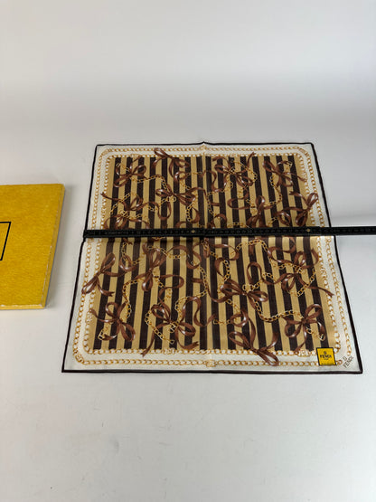 Vintage Fendi Baroque Scarf Brown
