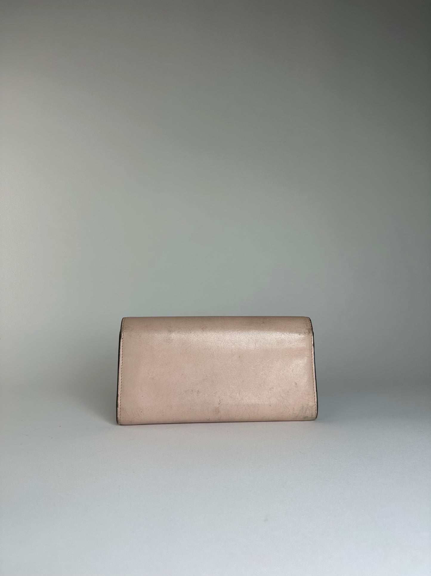 Vintage Chloe Grained Wallet Blush