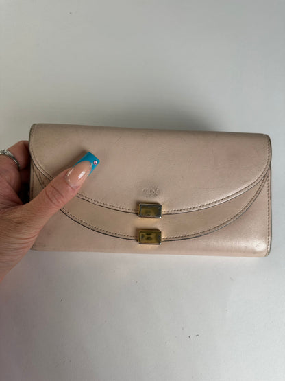 Vintage Chloe Grained Wallet Blush