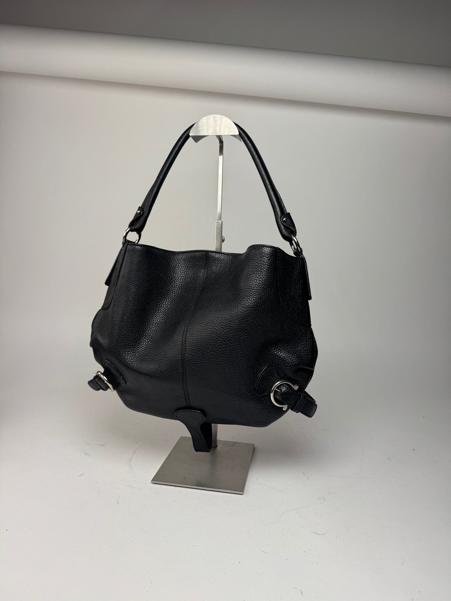 Vintage Salvatore Ferragamo Leather Bag black